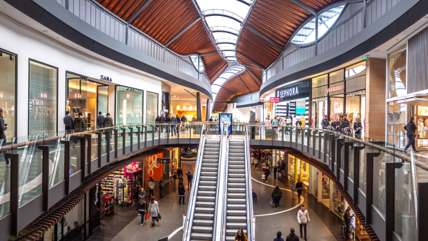 Image of two level shopping centre