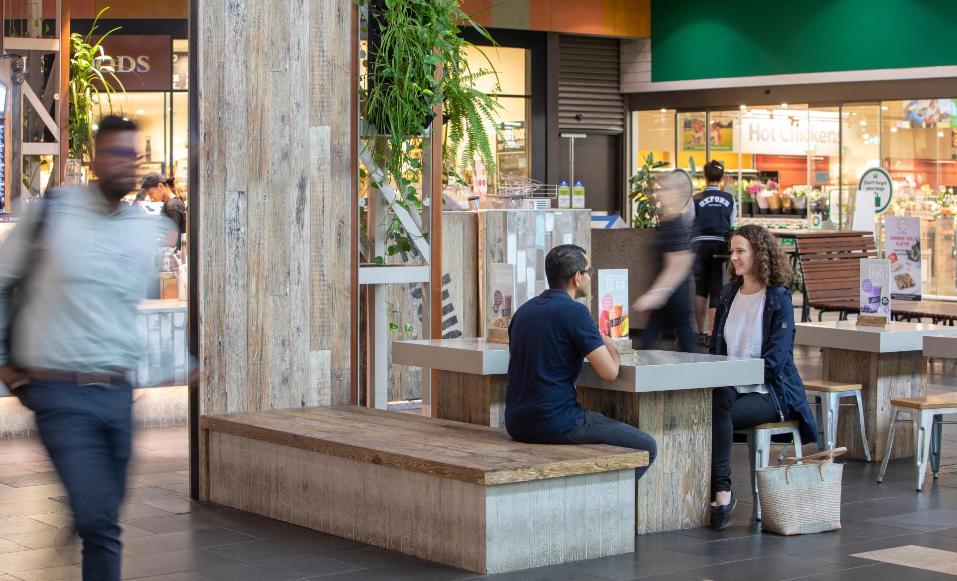 Shopping centre interior