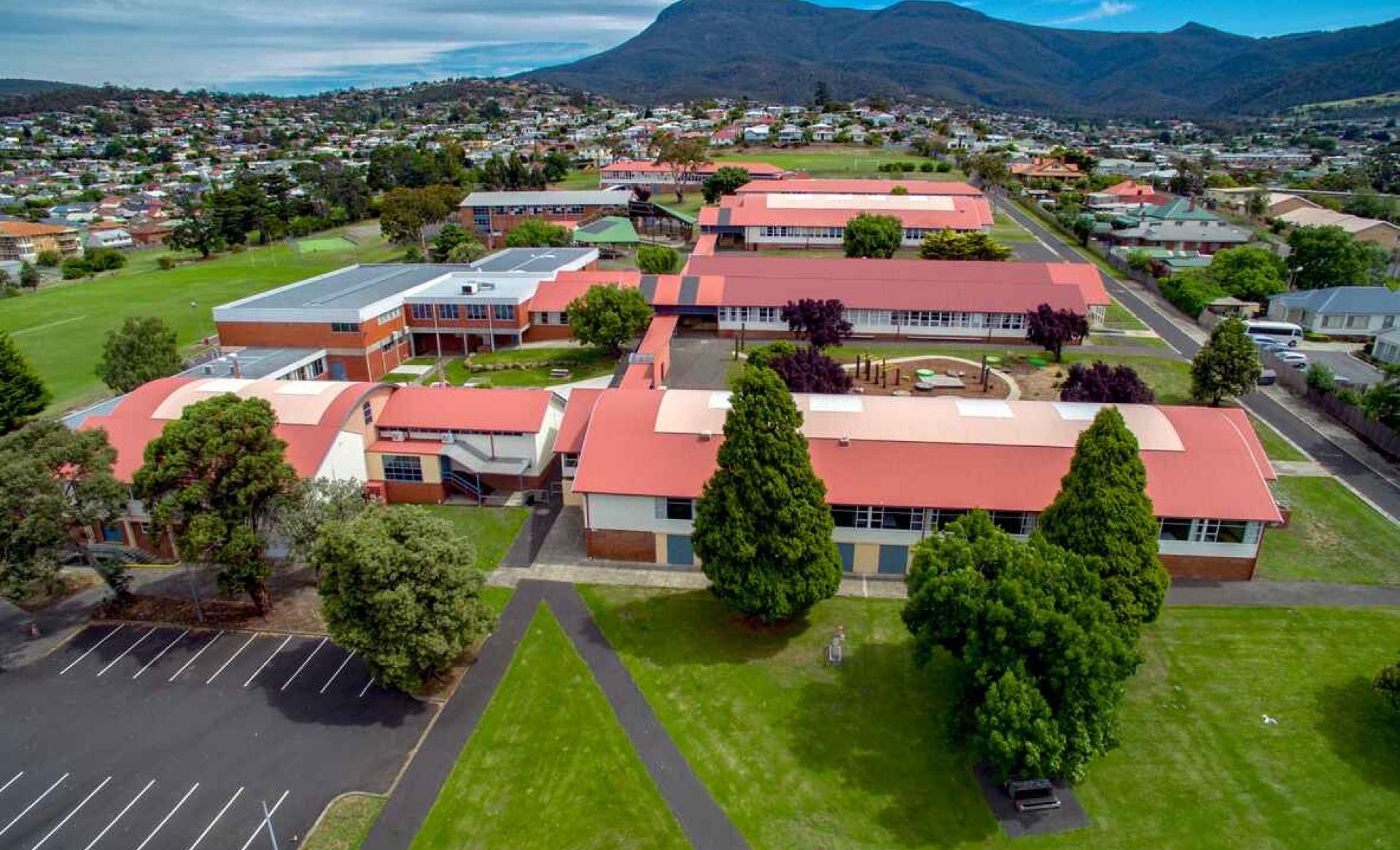 School aerial view