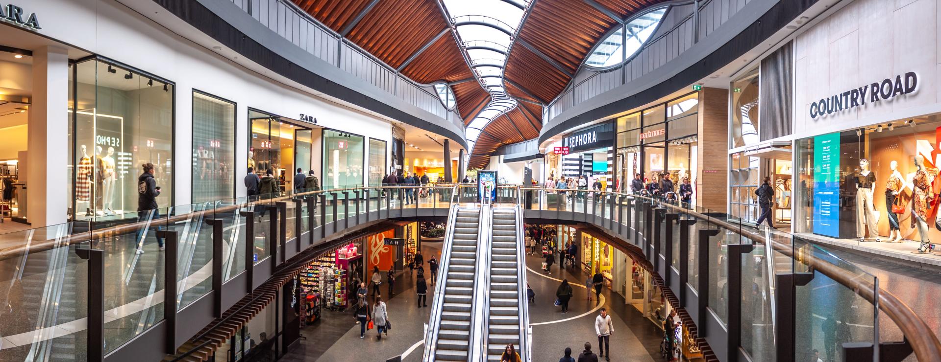 Shopping centre interior